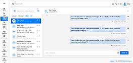 Centralized Two-Way Patient Texting and Messaging Inbox