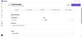 Create Agent Dashboard