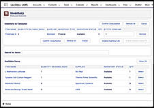 Lockbox LIMS Inventory Functionality