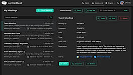 Self-hosted video meetings with a dashboard