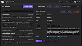 Self-hosted video meetings with a dashboard