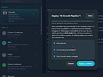 Describe the job — CloudyBot builds the team