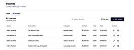 Income Tracking