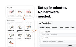 The LiveVoice admin dashboard.