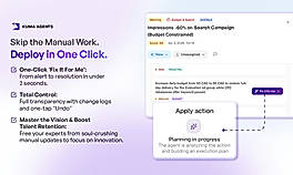 One-click fix recommendations: resolve issues directly in your ad platform, from alert to fix in under 60 seconds.
