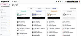 ReplyRush pricing plan