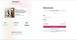 Taggbox account creation