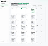 Automated content calendar