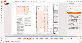 Plans & Drawings page where estimators can draw takeoffs.