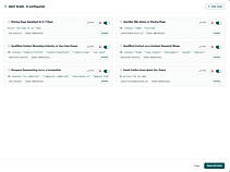 Configurable alert rules that flag high-intent buyer activity in real time, from repeat pricing page visits to named-contact demo page hits.