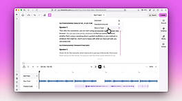 Text-Based Podcast and Multitrack Editor