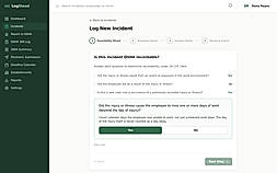 The recordability wizard walks 29 CFR 1904 in plain English — no regulation lookup required
