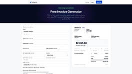 Free invoice generator, no account needed