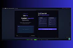 ZenFlip - Built-In Flipbook Reader