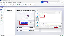 Select OST file for conversion