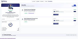 Verified Education Section In Skill Passport