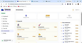 Employee Achievements & Team Leaderboard