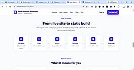 From Live Website to Optimized Static Build