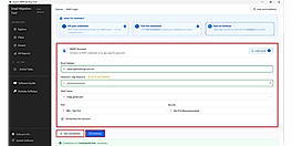 Add the Source Data and the IMAP Server Credentials