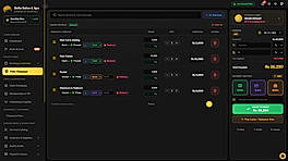 POS billing - split payments, discounts and offline mode