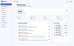 Dashboard with AI Metrics & Analytics