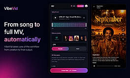 Turns your song into a complete, editable music video.