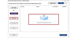 Click on the Select Profile, Select File, or Select Folder button to add MBOX files.