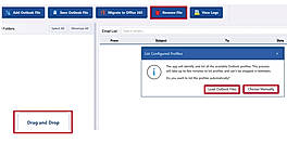 You can load Outlook data files (OST/PST) using any of the following options: