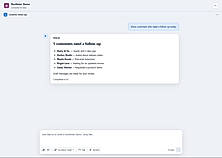 Customer follow-ups — fictional demo data