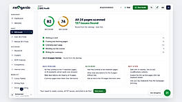 Audit report: Get your SEO and GEO AI audit report for the website, with findings split into main problems, quick wins, and next steps. One-click auto-fix automation and many more improvement suggestions that you can apply to improve your score.