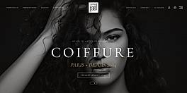 Hair salon website template