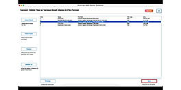 Add them to the tool. Once the files are added to the tool, click on Next to proceed.
