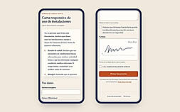 Read and sign in under a minute