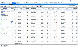 Rate shopping across UPS, FedEx and USPS, and labels for a whole batch at once.