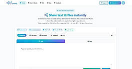 Paste text once, open it on any device
