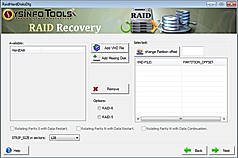 Step 2: Click Add VHD File button to add VHD files for recovery. Select the VHD files according to the disk order. Also, define other options. Click Next to continue the process.