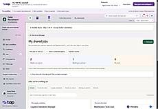 Shared jobs and agency collaboration — fictional demo data