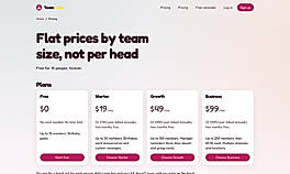 Pricing page