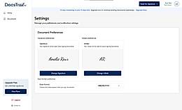 Docstrail Settings: Customize Signature, Initials & Date Preferences