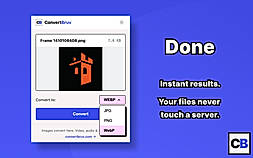 Get your file in desired format