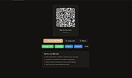 QR Code Share Tab