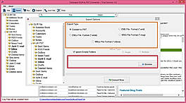 Choose format and convert