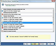 select mbox format