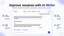 Improve Resumes with AI Writer