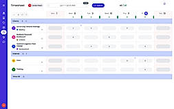 Beebole time tracking dashboard