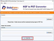 Click Convert Button