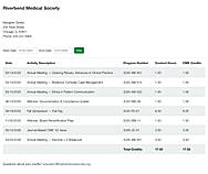 CE/CME credit tracking