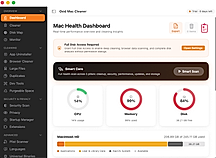 Mac Health Dashboard - Real-time System Metrics