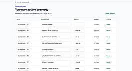 Review Extracted Transactions