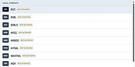 select pst format
